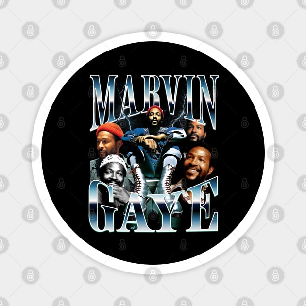 Marvin Gaye - Bootleg Design Magnet by UrbanLifeApparel